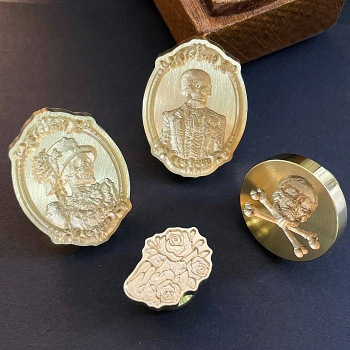 Black Phantom Sealing Wax Stamp