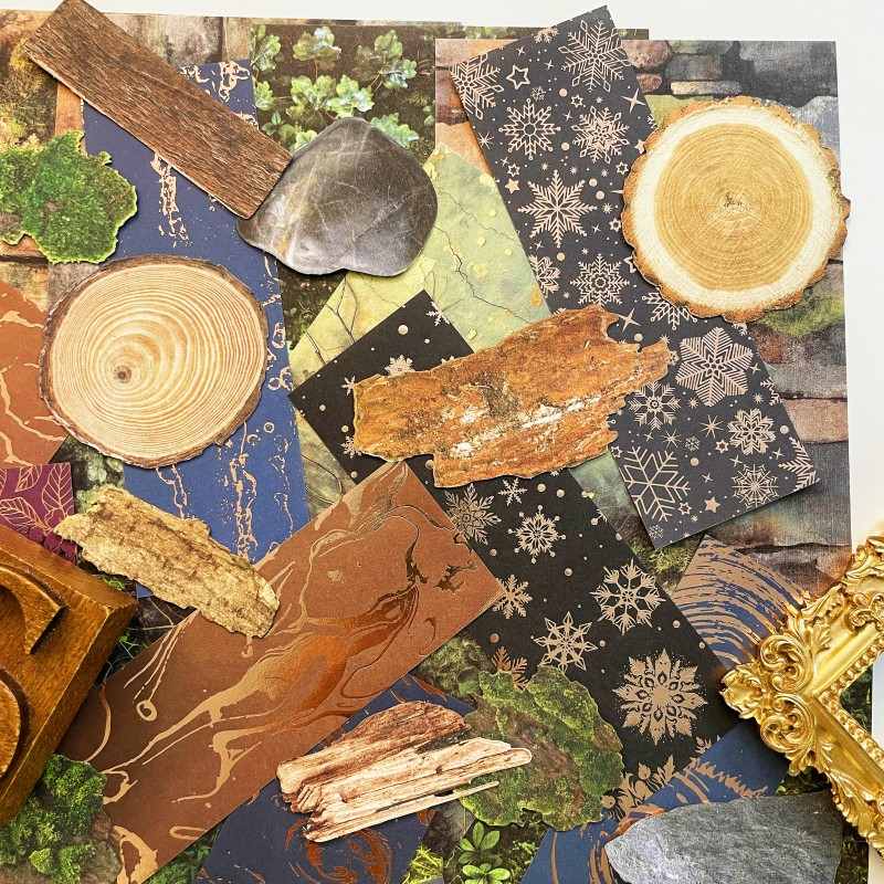 Nature Grain Ephemera Mystery Kit 85PCS