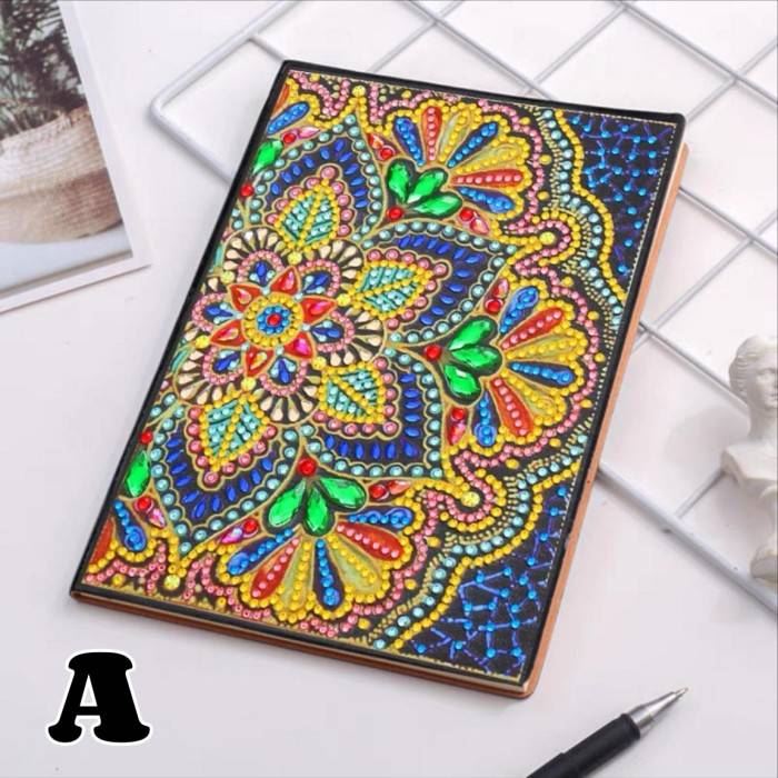 Mandala Diamond Painting Dots Notebook Kit