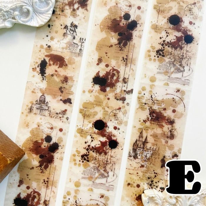 Paper Ink Marks PET Tape Roll