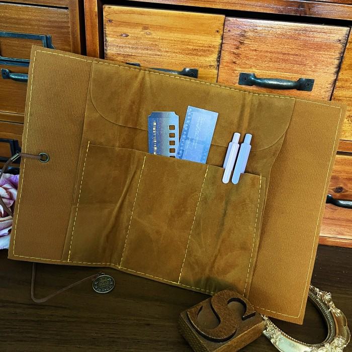 Treasure Map Pencil Roll Pouch