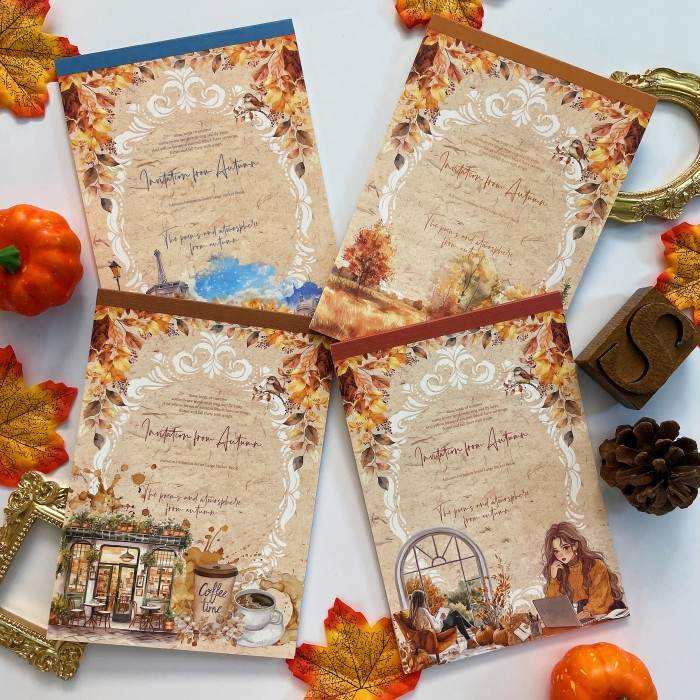 Invitation To Autumn Sticker Book 20Sheets