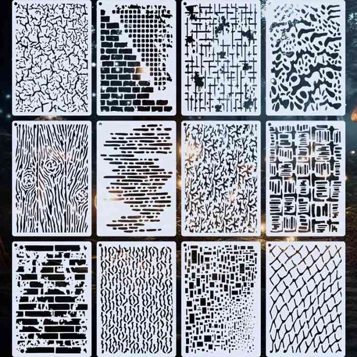 DIY Decorative Stencil Set NO.55