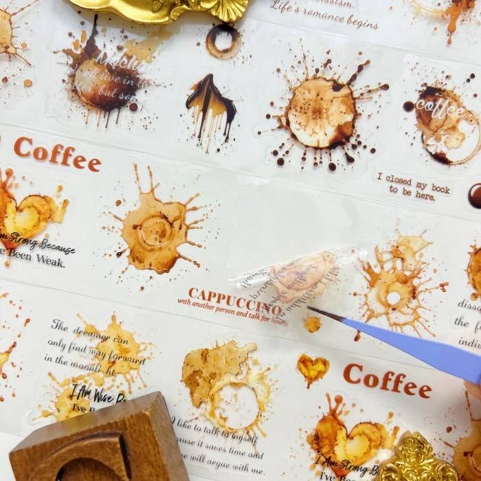 Coffee Memories PET Tape Roll