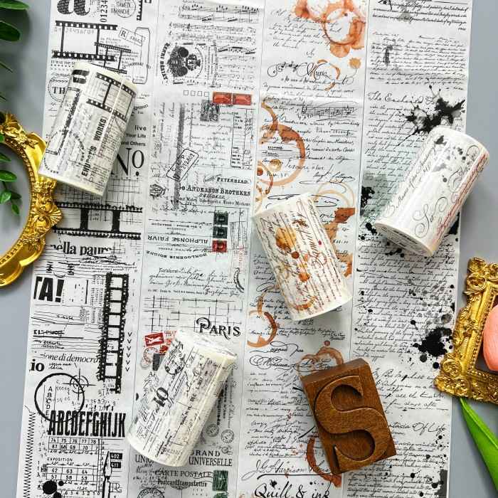 Detained Letters Washi Tape Roll