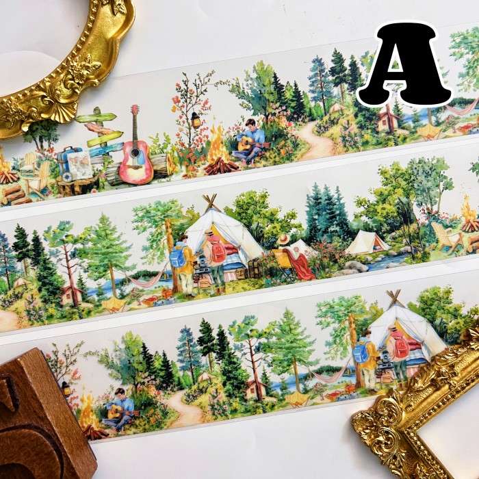 Camping Plan PET Tape Roll