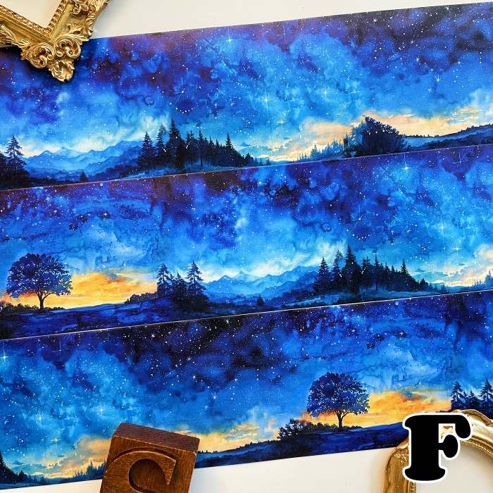 Night Forest Washi Tape Roll