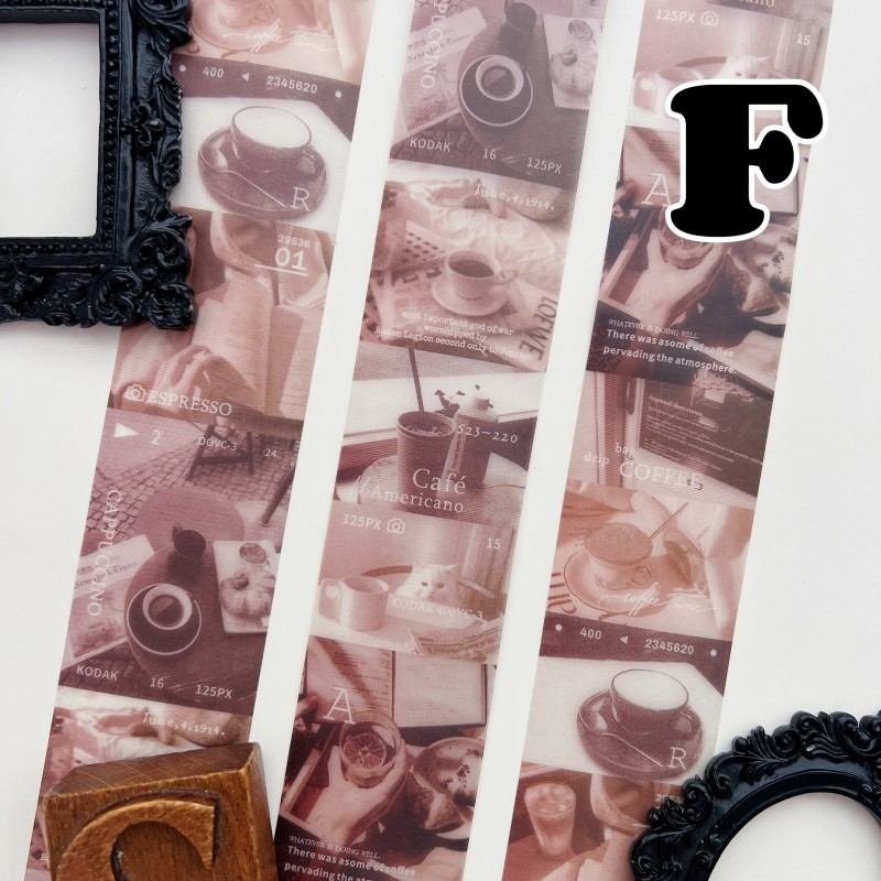 Halftone Light PET Tape Roll