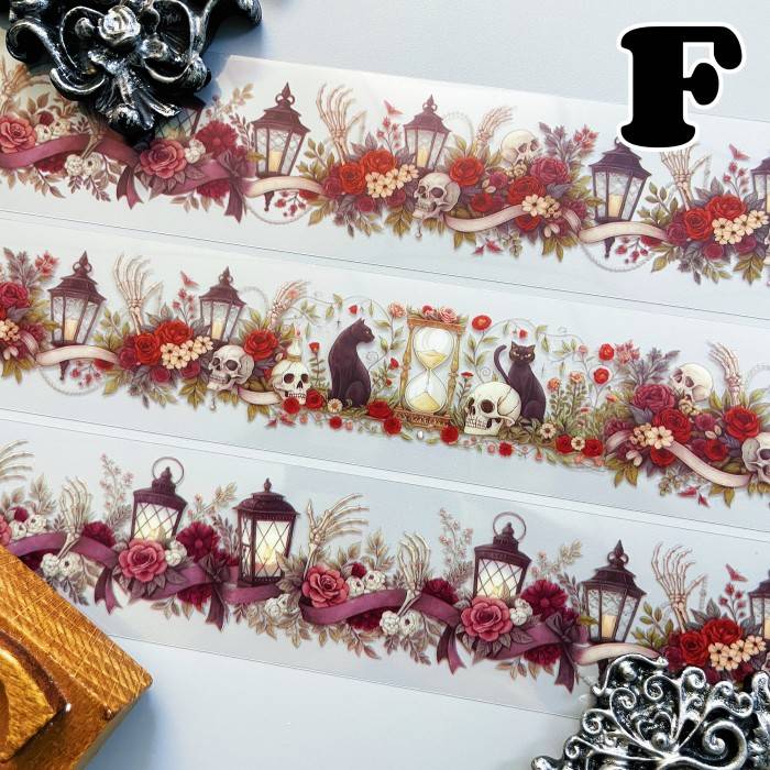Dark Night Rose PET Tape Roll