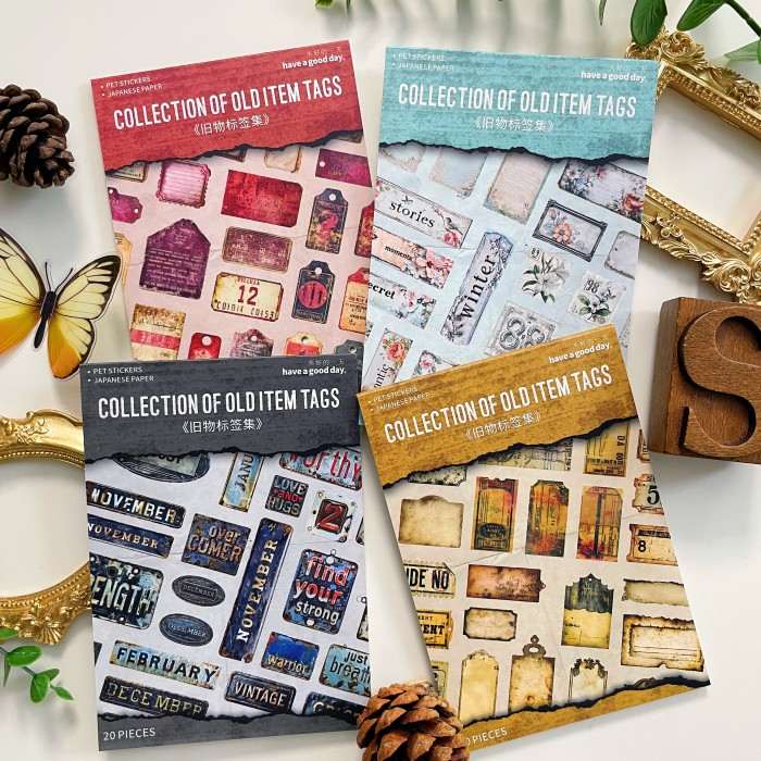 Aged Marks Sticker Book 20Sheets