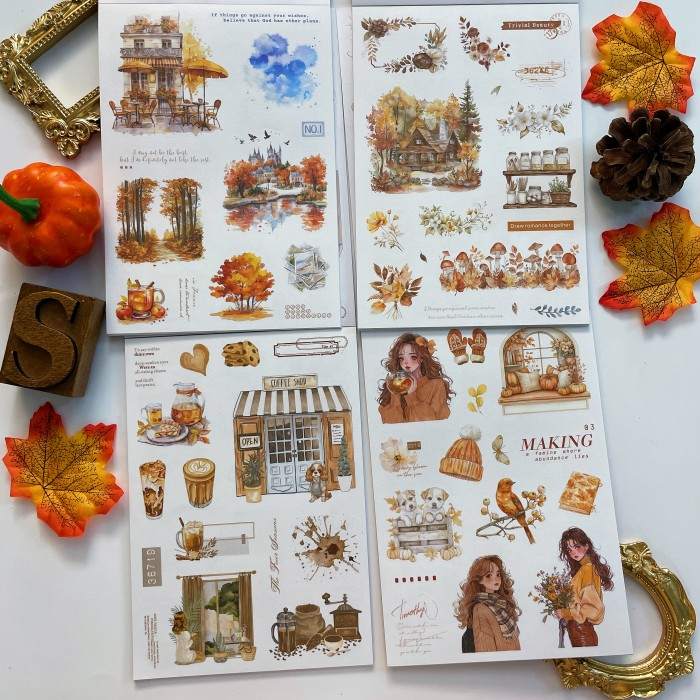 Invitation To Autumn Sticker Book 20Sheets
