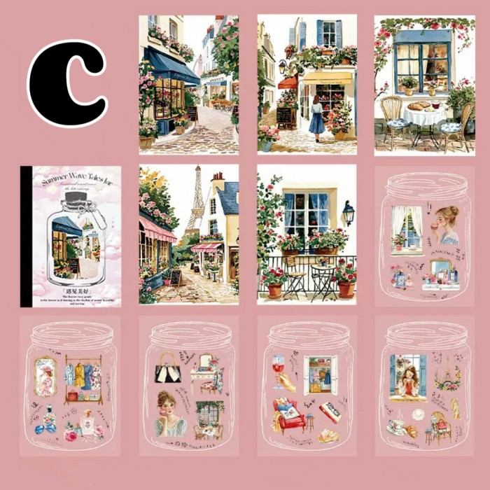 Wave Jar Sticker Book 20Sheets