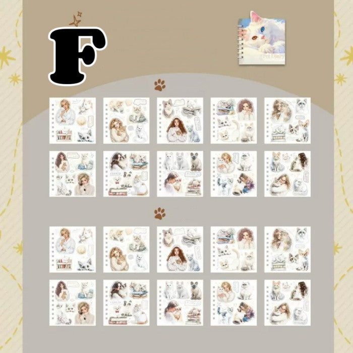 Pet Diary Sticker Book 20Sheets