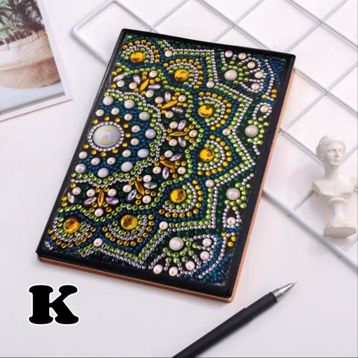 Mandala Diamond Painting Dots Notebook Kit