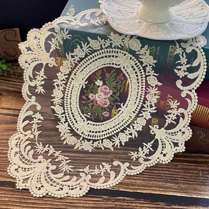 Retro Lace Doilies Table Decor