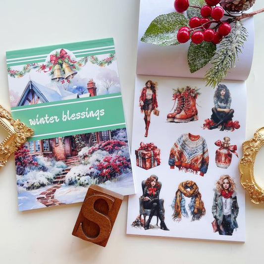 Winter Blessings Sticker Book 20Sheets