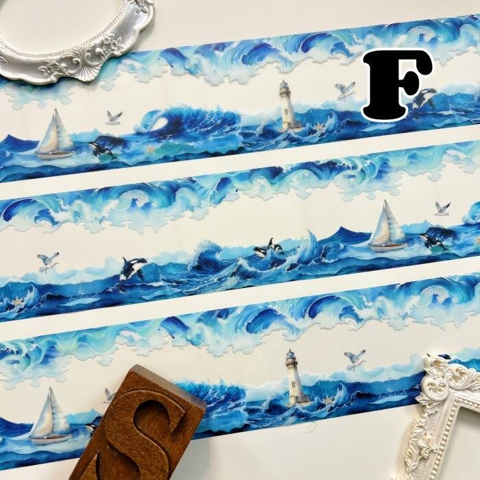 Parallel Scenery PET Tape Roll