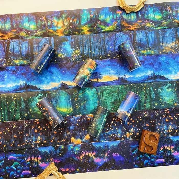 Night Forest Washi Tape Roll