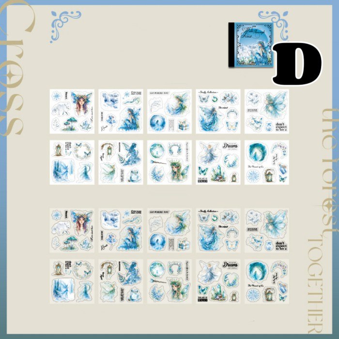 Walking Through Forest Sticker Book 20Sheets