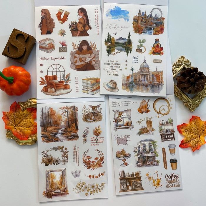 Invitation To Autumn Sticker Book 20Sheets