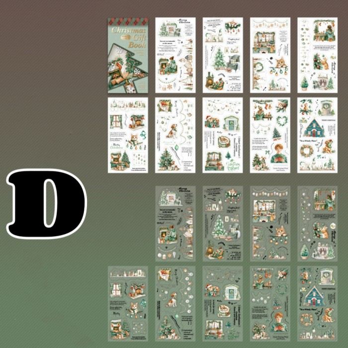Christmas Gift Book Sticker Book 18Sheets