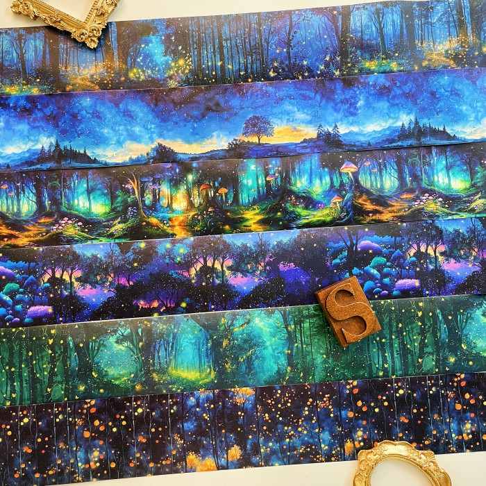 Night Forest Washi Tape Roll