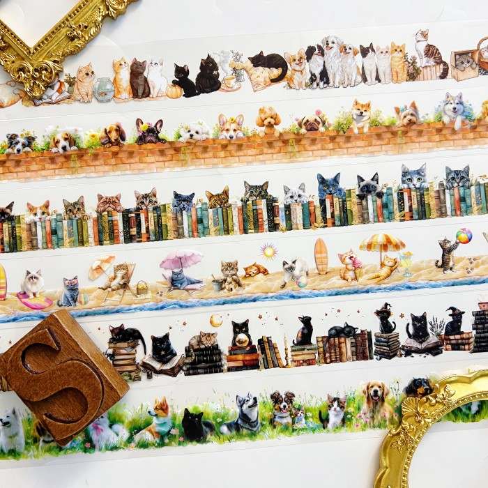 Cute Pet Time PET Tape Roll