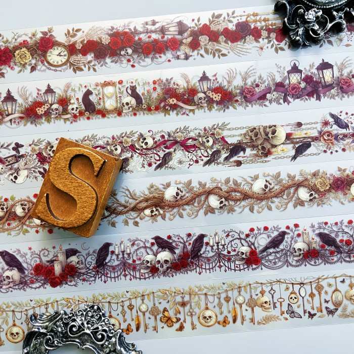 Dark Night Rose PET Tape Roll