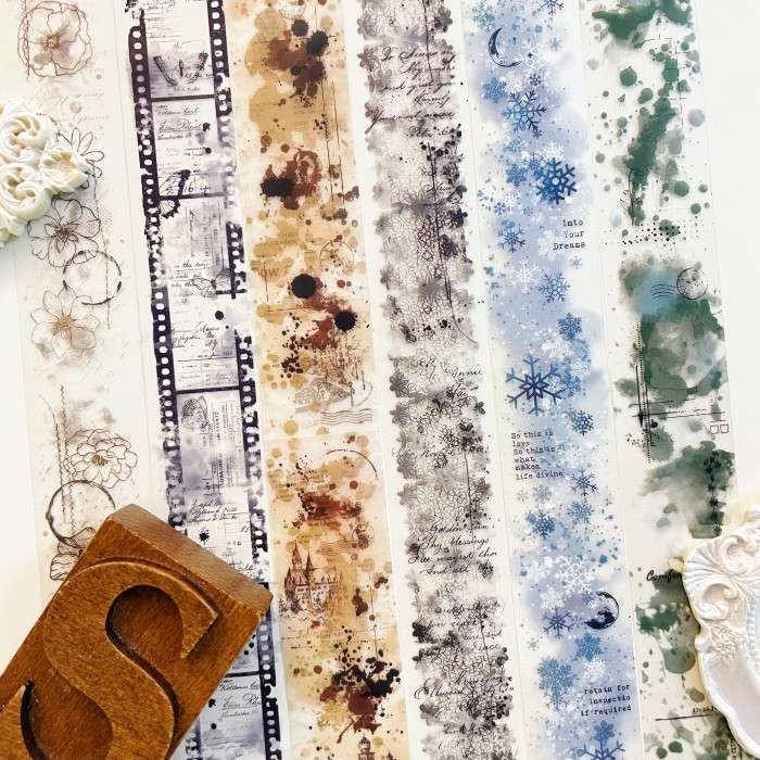 Paper Ink Marks PET Tape Roll