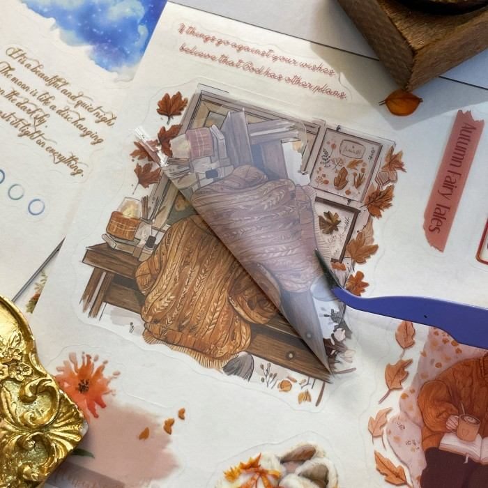 Invitation To Autumn Sticker Book 20Sheets