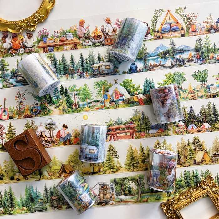 Camping Plan PET Tape Roll