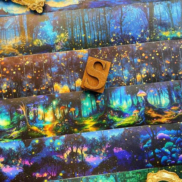 Night Forest Washi Tape Roll