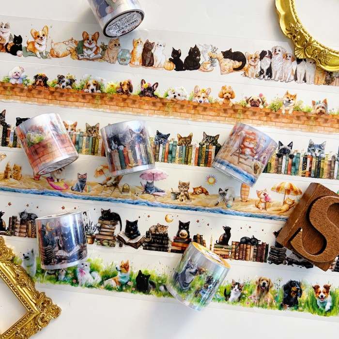 Cute Pet Time PET Tape Roll