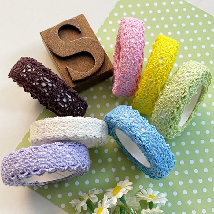 Fabric Yarn Selfadhesive Sticker Roll