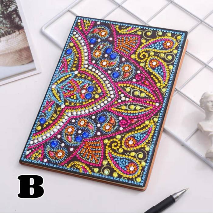 Mandala Diamond Painting Dots Notebook Kit