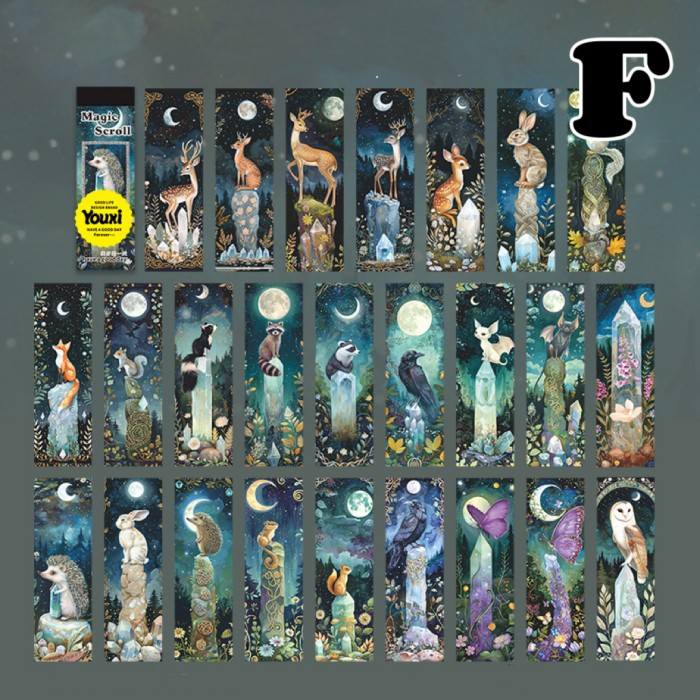 Magical Scroll Sticker Book 50Sheets