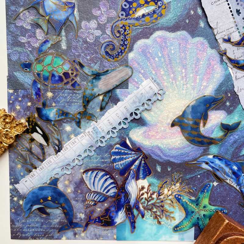 Blue Wonders Ephemera Mystery Kit