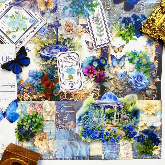 Cornflower Blue Ephemera Mystery Kit
