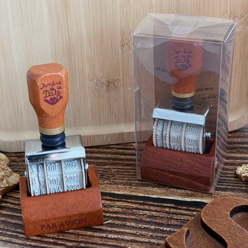Wood Roller Date Stamp