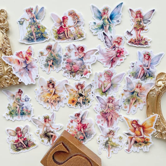 Floral Fairy Mini Sticker 20PCS