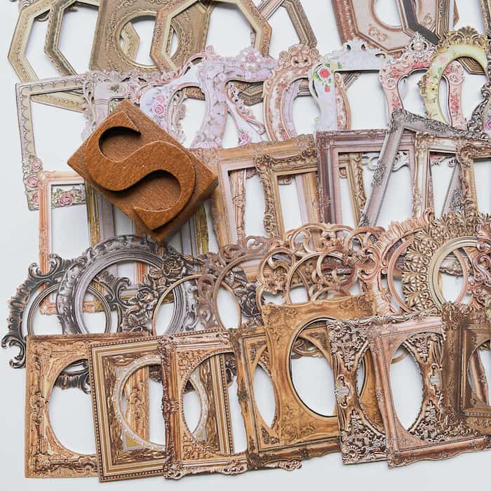 Romantic Frames Paper 60PCS