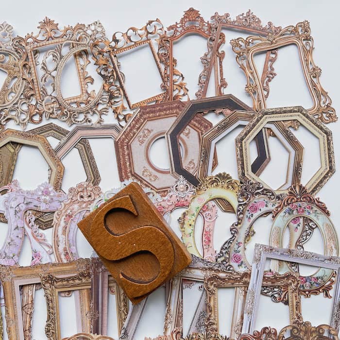 Romantic Frames Paper 60PCS