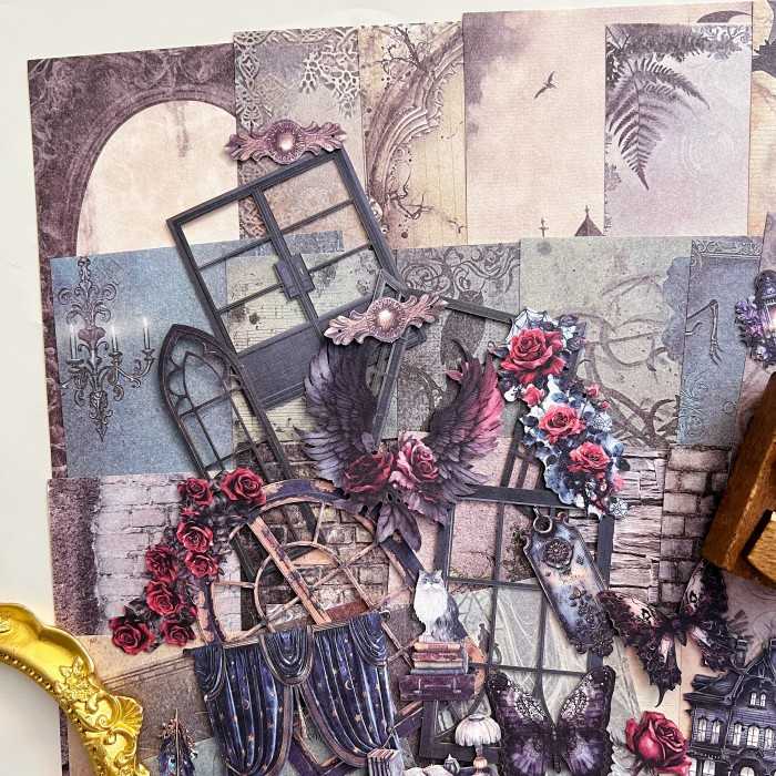 Night Legends Ephemera Mystery Kit 110PCS