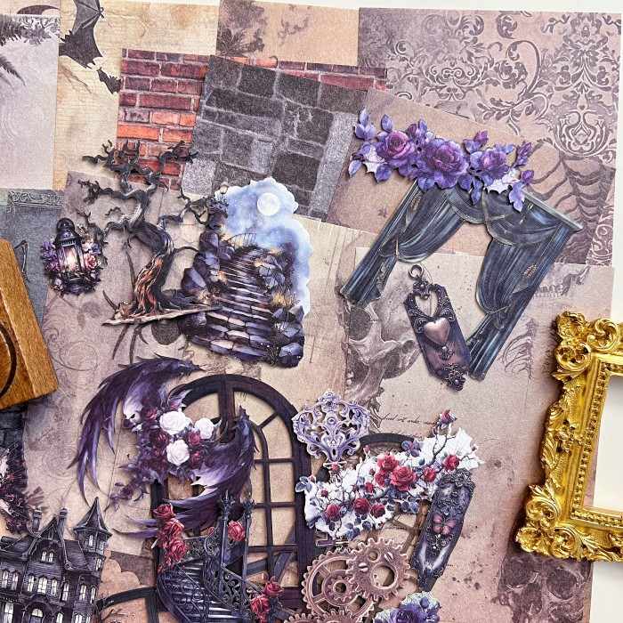 Night Legends Ephemera Mystery Kit 110PCS