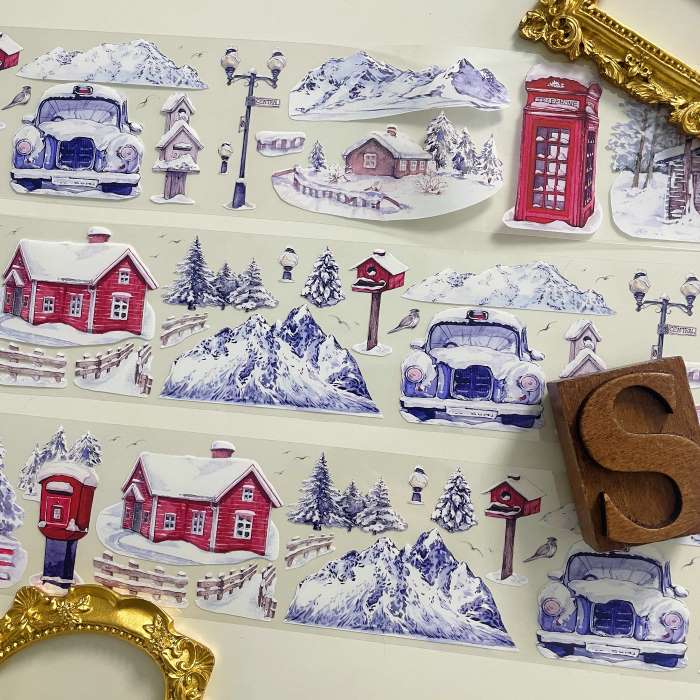 Northern Snowfall PET Tape | OKMT