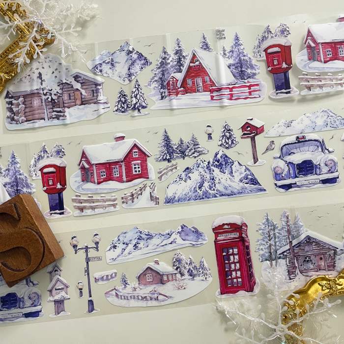 Northern Snowfall PET Tape | OKMT