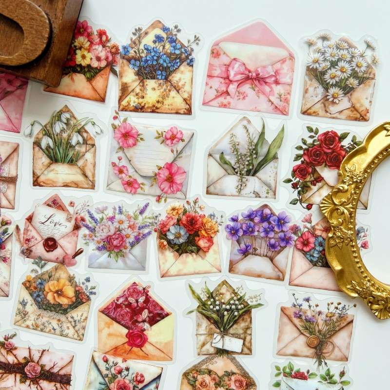 Nostalgia Mail Sticker 50PCS