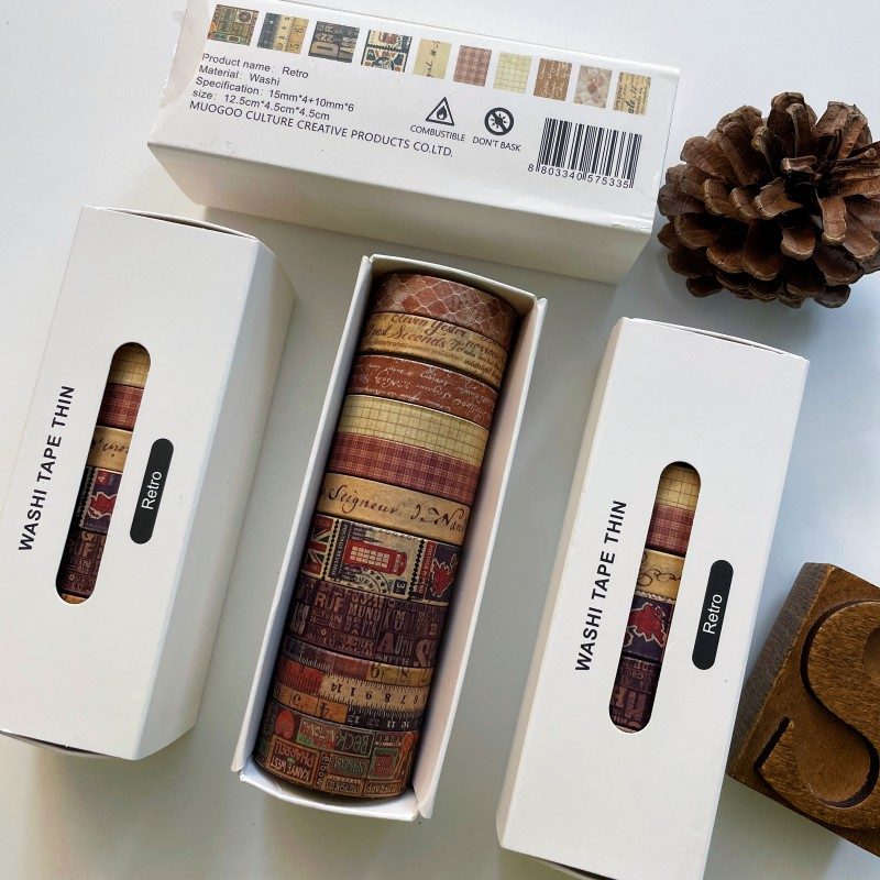Old Aesthetic Washi Tape Set | Dian Dian