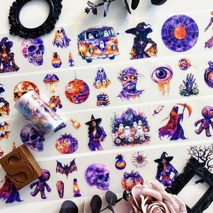 Spooky and Groovy PET Tape Roll