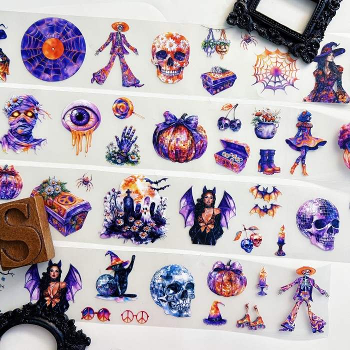 Spooky and Groovy PET Tape Roll